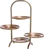 Casa Padrino Luxus Etagere mit Tragegriff Vintage Messing Podgląd zdjęcia produktu 3