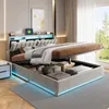 Cama tapizada UnboxG de 160x200 cm con USB, cama juvenil de Vista previa de la imagen del producto 4