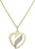 Herzanhänger Gold 333 Zirkonia JL20-02-1164 JuwelmaLux Produktbild-Vorschau 1