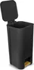 Mülleimer Mit Deckel Und Pedal, Schwarz, 40 L – Loft-Stil Produktbild-Vorschau 5