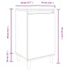 Nachttische 2 Stk. Sonoma-Eiche 40x35x70 cm Holzwerkstoff Produktbild-Vorschau 10