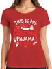 This is my Christmas Pajama Shirt Weihnachtsmütze - Produktbild-Vorschau 1