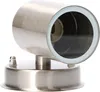 A close-up studio shot of a silver outdoor wall light. Produktbild-Vorschau