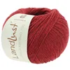 A ball of red yarn with a label. Produktbild-Vorschau