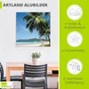 ARTland Wandbild Alu für Innen & Outdoor Strand mit Palmen Produktbild-Vorschau 3