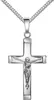 Kruzifix Kreuz-Anhänger Silberkreuz Jesus Christus Produktbild-Vorschau 1