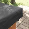 Pochranný obal na stôl Čierna 162 x 92 x 15 cm látka Náhľad obrázku produktu 4
