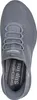 Top-down view of a grey Skechers sneaker. Voir les images du produit