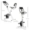 HOMCOM Vélo d'appartement magnetique pliable vélo de Voir les images du produit 5