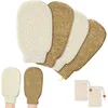 4er Set Peeling-Handschuhe aus Naturfasern für Damen und Produktbild-Vorschau 1