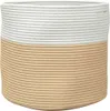 Cloris Designermöbel Aufbewahrungskorb Beige und Weiß Produktbild-Vorschau 5