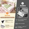 Polsterbett Tagesbett, Sofa Bett aus Samt mit Stauraum und Produktbild-Vorschau 6