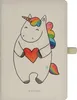 Mr. & Mrs. Panda notizbuch Einhorn Herz - Transparent - Produktbild-Vorschau 1