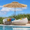 KOMFOTTEU Hawajski parasol z oświetleniem, uchylny parasol Podgląd zdjęcia produktu 4