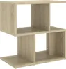 Comodino rovere Sonoma 50x30x51,5 cm Materiale in legno Anteprima dell’immagine prodotto 2