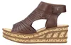 Rieker Keilsandaletten Damen 32313933353132 Braun 41 EU Produktbild-Vorschau 5