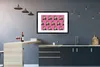 MuchoWow® MuchoWow® Gerahmtes Poster Tier - Muster - Rosa Produktbild-Vorschau 5