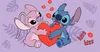 Osuška Lilo a Stitch Kiss 70x140 cm Náhled obrázku produktu 1