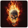 Sanilo Badematte Totenkopf in Flammen 53 x 53 cm Produktbild-Vorschau 2