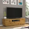 Meuble TV bas Aura 150 cm, à suspendre ou à poser, Voir les images du produit 4