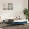 vidaXL Bettgestell ohne Matratze Dunkelblau 120x200 cm Samt Produktbild-Vorschau 2