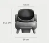 A diagram showing the dimensions of an automatic cat litter box. Anteprima dell’immagine prodotto