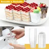 50 Stück Wiederverwendbare Dessertgläser mit Deckel, 160ml Produktbild-Vorschau 6