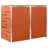 vidaXL Mülltonnenbox für 2 Tonnen 138x77,5x112,5 cm Produktbild-Vorschau 4