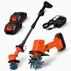 2-in-1 Akku-Bodenfräse, 100mm, elektrische Gartenfräse Mit Produktbild-Vorschau 1