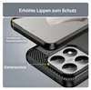Close-up view of a phone case highlighting its protective features. Produktbild-Vorschau