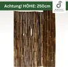 Bambus Sichtschutz BLACK 250x180 cm (HxB) aus Nigra Bambus Produktbild-Vorschau 2
