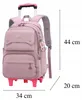Schulrucksack mit Rollen Mädchen - Schultrolley Wasserdicht Produktbild-Vorschau 10