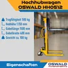 Hochhubwagen HH0512 - 500 kg Tragkraft, 1.150 mm Hubhöhe Produktbild-Vorschau 4