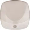 A white LED night light with a motion sensor is shown against a white background. Produktbild-Vorschau