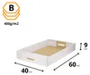 KAPAK, plateau de cuisson rectangulaire, blanc, 60x40x9 cm Voir les images du produit 2