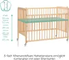 Fillikid Beistellgitterbett Nena aus massivem Produktbild-Vorschau 3