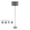 Lampadaire avec abat-jour textile en cappuccino or MASERLO Voir les images du produit 7