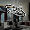NAIZY LED Kristall 96W Kaltweiß Hängelampe Deckenlampe Produktbild-Vorschau 2