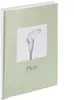 A product shot of a photo album with a flower image on the cover. Voir les images du produit