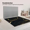 KitchenYeah© Herdabdeckplatte Gold - Marmor - Glitzer - Produktbild-Vorschau 3