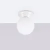Plafonnier ZORI blanc IP44 1xG9 8W céramique émaillée/verre Voir les images du produit 2