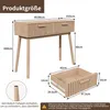 Tavolino consolle INONEFT con 2 cassetti, tavolino da Anteprima dell’immagine prodotto 2