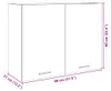 vidaXL Hängeschrank Lyon Sonoma-Eiche 80x31x60 cm Produktbild-Vorschau 8