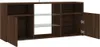 Mobile TV con luci LED effetto rovere marrone 120x30x50 cm Anteprima dell’immagine prodotto 10