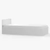 Lit d'enfant Cadre de lit Lit simple Lit 90cm blanc sans Voir les images du produit 9