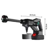 A cordless high-pressure washer with dimensions indicated. Produktbild-Vorschau