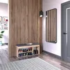 KOMTO Schuhbank mit Sitzfläche - Schuhregal Bank mit Produktbild-Vorschau 2