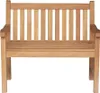Gartenbank Windsor Teakholz 100 cm breit, elegante Teak Produktbild-Vorschau 4