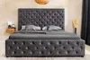 riess-ambiente Boxbett PARIS 180x200cm grau Samt mit Produktbild-Vorschau 4