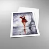 Poster - Poster ohne Rahmen - Frau Turm Eiffel - 50x70 cm - Produktbild-Vorschau 3